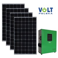 Off-grid saulės elektrinė vandens šildymui boileriuose 4x440W su GREEN BOOST 3kW