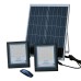 Autonominis LED šviestuvas LED ED3 (2x30W) + saulės modulis (16W)